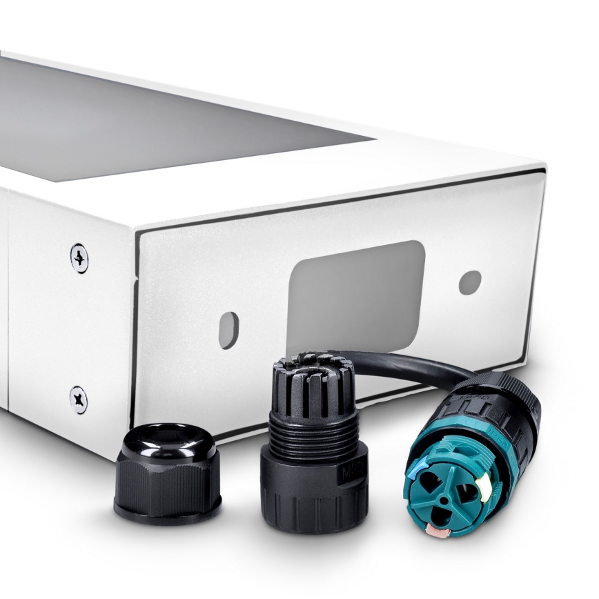 Brilagi - LED-Außenleuchte BARI LED/7W/230V 3000/4000/6000K weiß IP54 80 cm