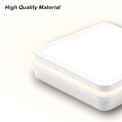 Brilagi - LED-Außenleuchte BENE LED/18W/230V 22x22 cm weiß IP54