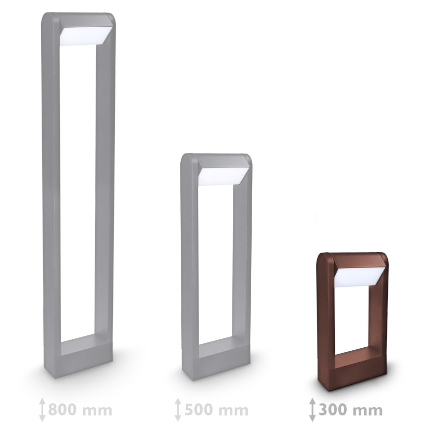 Brilagi - LED Außenleuchte CROTONE LED/7W/230V braun IP54 30 cm