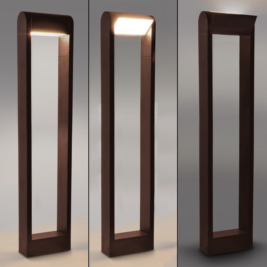 Brilagi - LED-Außenleuchte CROTONE LED/7W/230V braun IP54 80 cm