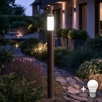 BRILAGI - LED-Außenleuchte ELIA 1x E27/7W/230V 4000K IP44 100 cm anthrazit