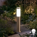 BRILAGI - LED-Außenleuchte ELIA 1xE27/7W/230V 4000K IP44 50 cm mattchrom