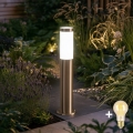BRILAGI - LED-Außenleuchte ELIA, dimmbar, 1xE27/6W/230V, 2700-6500K, IP44, Wi-Fi, 50 cm, mattchrom