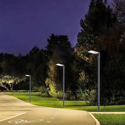 Brilagi - LED-Außen-Straßenleuchte mit Mast und Gelenk 3 m URBANLIGHT LED/100W/230V anthrazit IP65