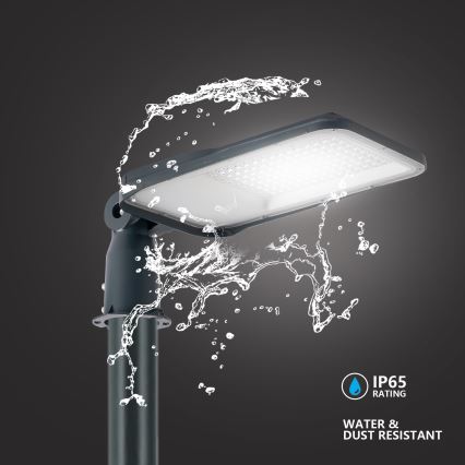 Brilagi - LED-Außen-Straßenleuchte mit Mast und Gelenk 3 m URBANLIGHT LED/100W/230V anthrazit IP65