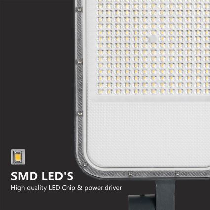 Brilagi - LED-Straßenleuchte für den Außenbereich mit Mast und Gelenk, 5 m, URBANLIGHT LED/200W/230V, anthrazit, IP65