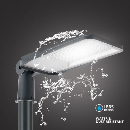 Brilagi - LED-Außen-Straßenleuchte mit 4 m Mast und Gelenk URBANLIGHT LED/200W/230V anthrazit IP65