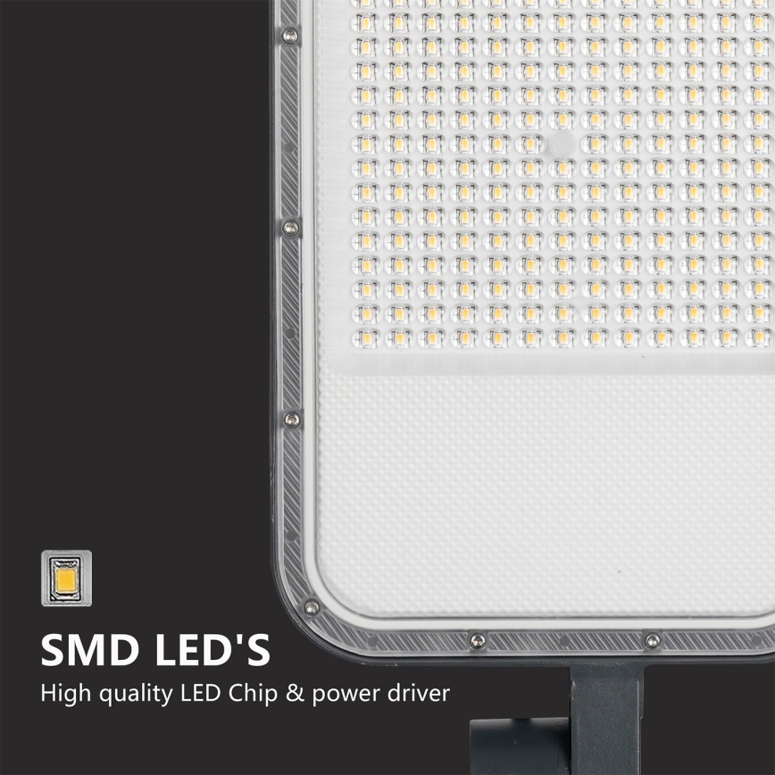Brilagi - LED-Außen-Straßenleuchte mit 4 m Mast und Gelenk URBANLIGHT LED/200W/230V anthrazit IP65