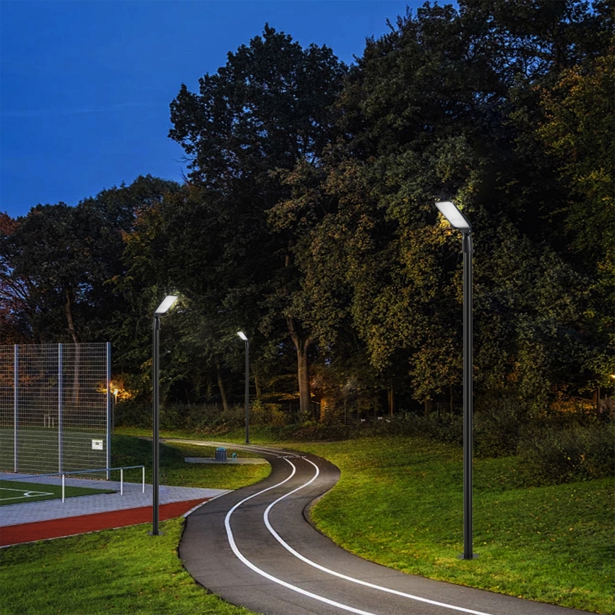 Brilagi - LED-Außen-Straßenlaterne mit 3 m Mast und Gelenk URBANLIGHT LED/50W/230V schwarz IP65
