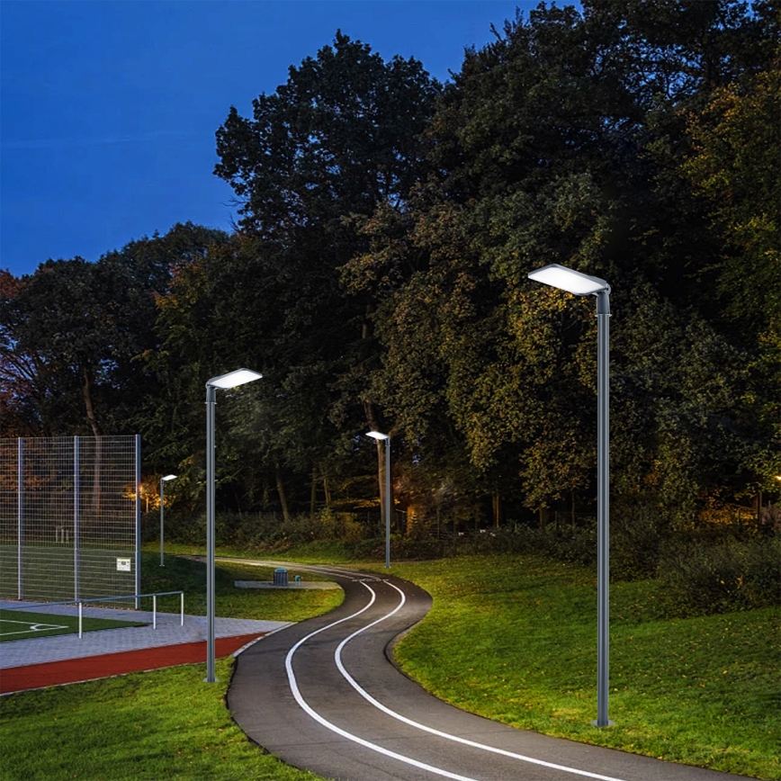 Brilagi - LED-Außen-Straßenleuchte mit 3 m Mast und Gelenk URBANLIGHT LED/200W/230V anthrazit IP65