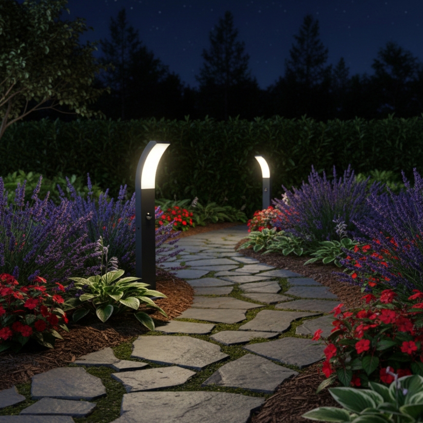 Brilagi - LED-Außenleuchte mit Sensor ARCELO LED/9W/230V 50 cm IP44