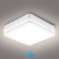 Brilagi - LED-Außenleuchte mit Sensor BENE LED/18W/230V 22x22 cm weiß IP54