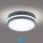 Brilagi - LED-Außenleuchte mit Sensor BENE LED/18W/230V d 22 cm anthrazit IP54