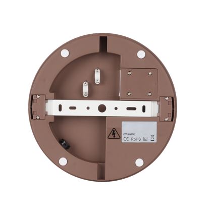 Brilagi - LED-Außenleuchte mit Sensor BENE LED/24W/230V Ø 26 cm braun IP54