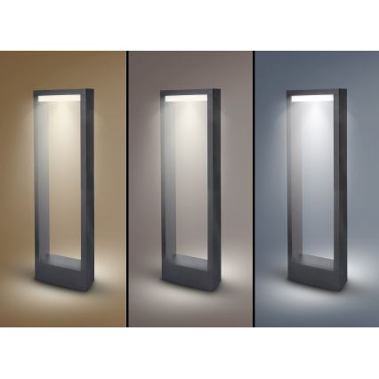 Brilagi - LED-Außenleuchte RAGUSA LED/7W/230V 3000/4000/6000K anthrazit IP54 50 cm