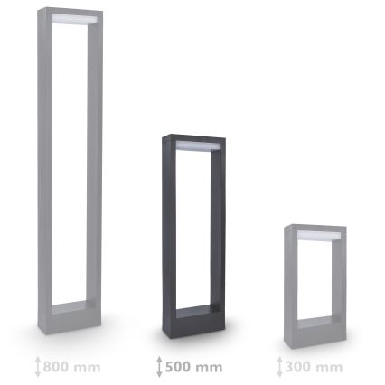 Brilagi - LED-Außenleuchte RAGUSA LED/7W/230V 3000/4000/6000K anthrazit IP54 50 cm