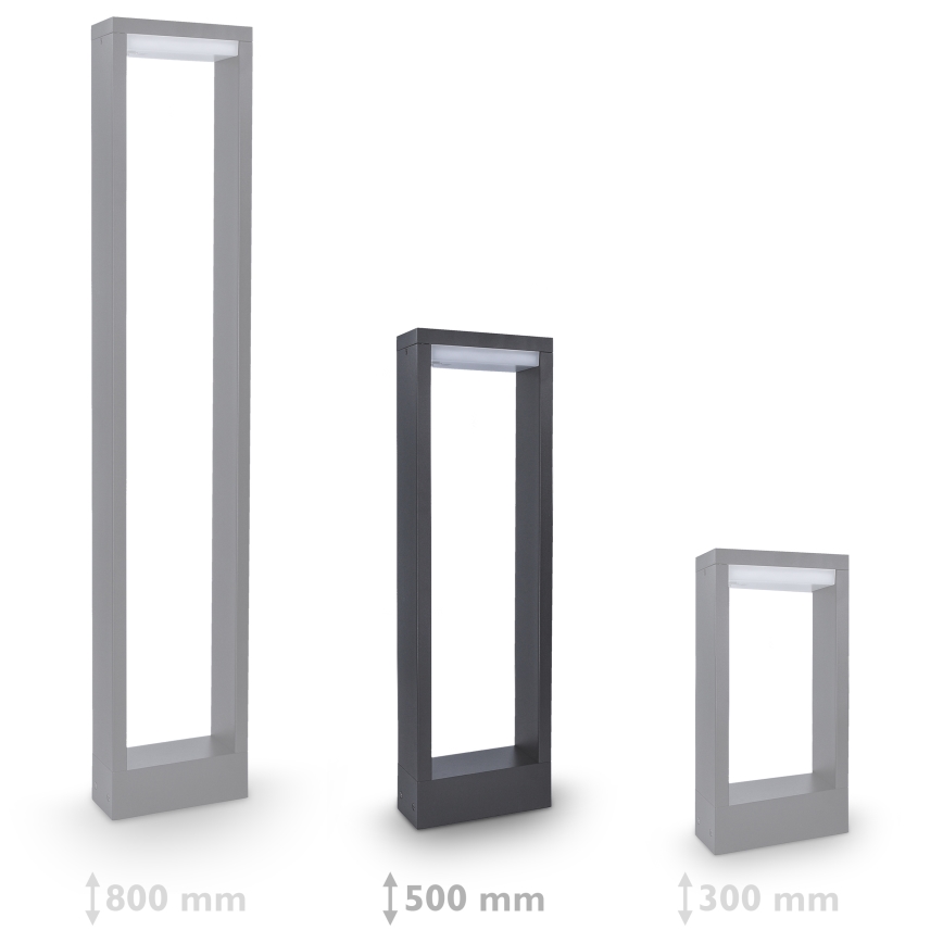 Brilagi - LED-Außenleuchte RAGUSA LED/7W/230V 3000/4000/6000K anthrazit IP54 50 cm
