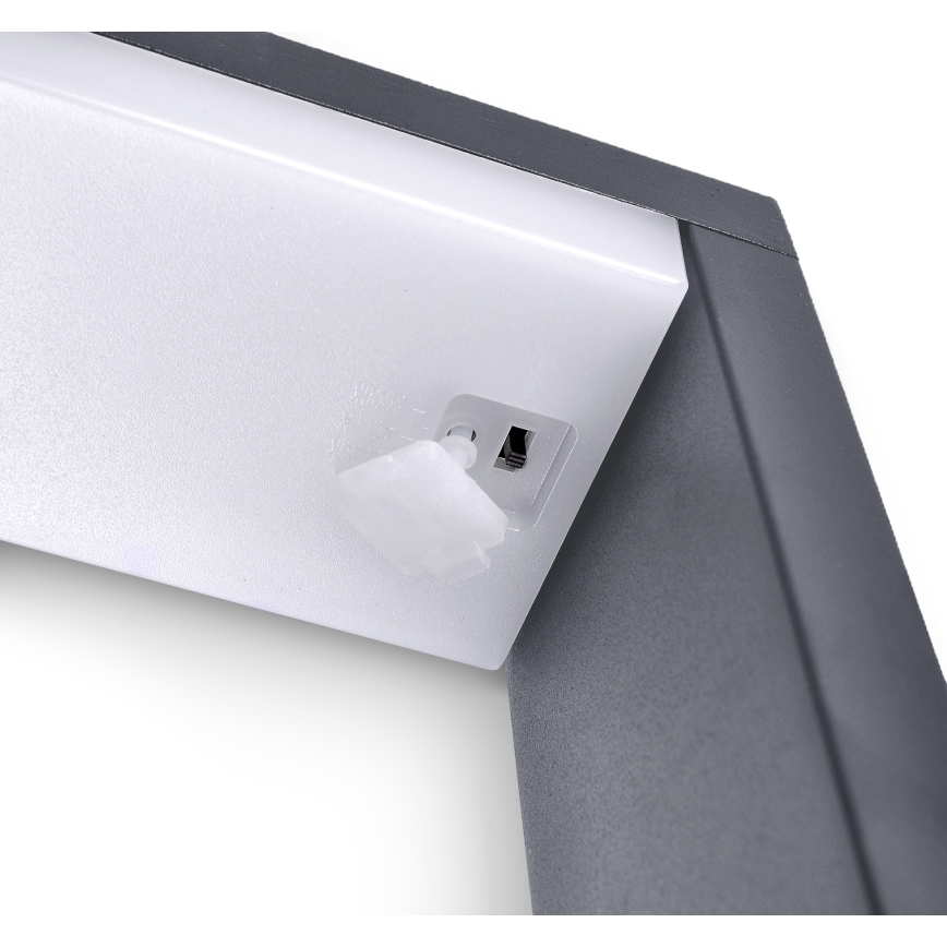 Brilagi - LED-Außenleuchte RAGUSA LED/7W/230V 3000/4000/6000K anthrazit IP54 80 cm