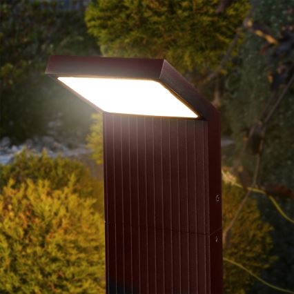 BRILAGI - LED-Außenleuchte RIANO LED/8W/230V, braun, IP65, 80 cm