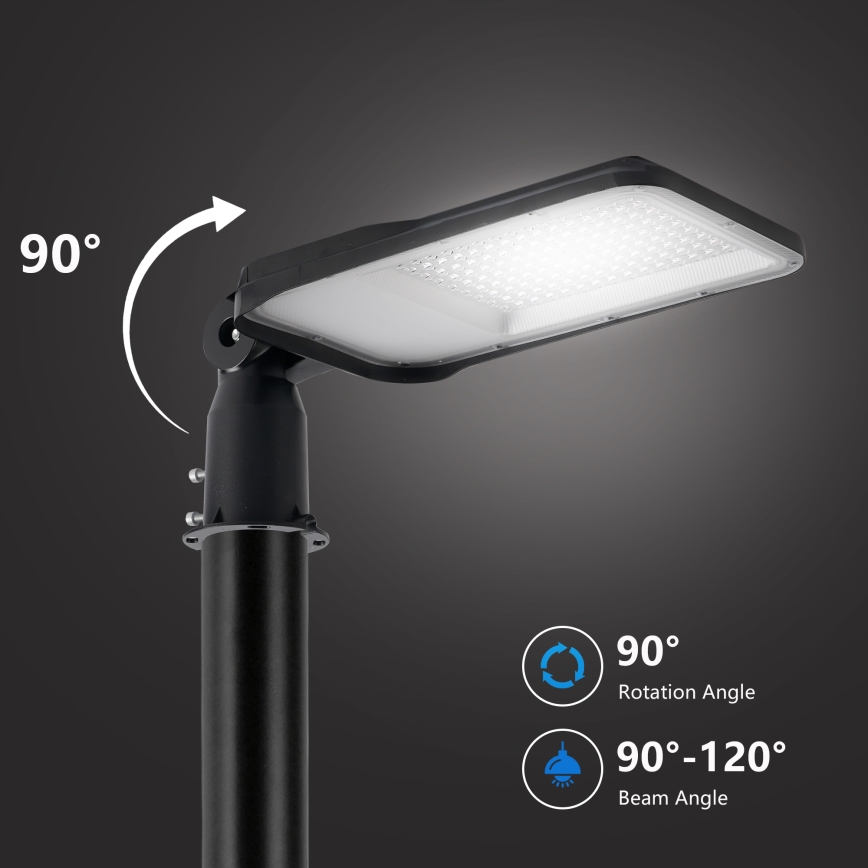 Brilagi - LED-Außen-Straßenleuchte mit Gelenk URBANLIGHT LED/100W/230V schwarz IP65