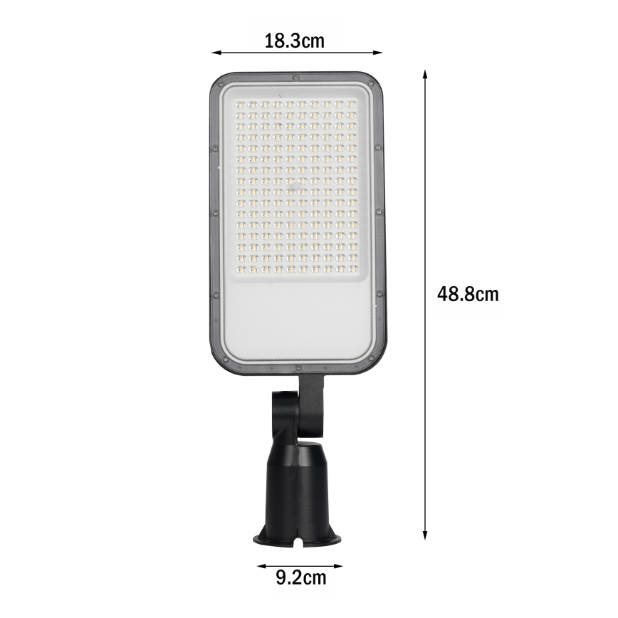 Brilagi - LED-Außen-Straßenleuchte mit Gelenk URBANLIGHT LED/100W/230V schwarz IP65