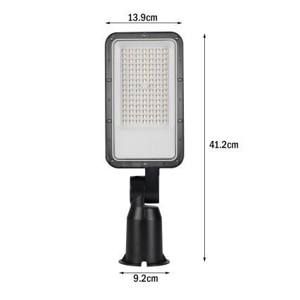 Brilagi - LED-Straßenleuchte für den Außenbereich mit Gelenk URBANLIGHT LED/50W/230V schwarz IP65
