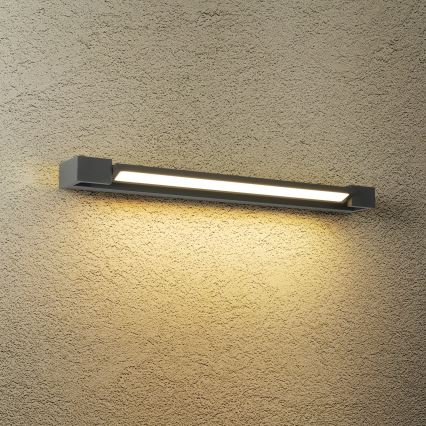 Brilagi - LED Außenwandleuchte AQUA LINE LED/18W/230V 60 cm IP44 anthrazit CRI 90