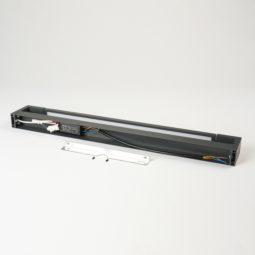 Brilagi - LED Außenwandleuchte AQUA LINE LED/18W/230V 60 cm IP44 anthrazit CRI 90