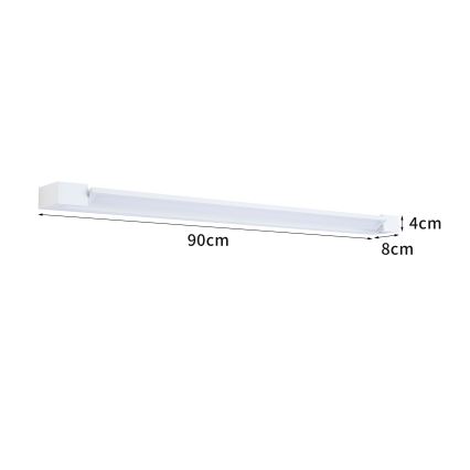 BRILAGI - LED Außenwandleuchte AQUA LINE LED/24W/230V 90 cm IP44 weiß CRI 90