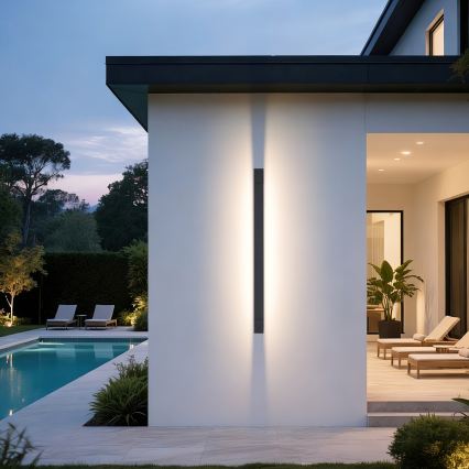 Brilagi - LED-Außenwandleuchte AQUA LINE LED/36W/230V 120 cm IP44 Anthrazit CRI 90
