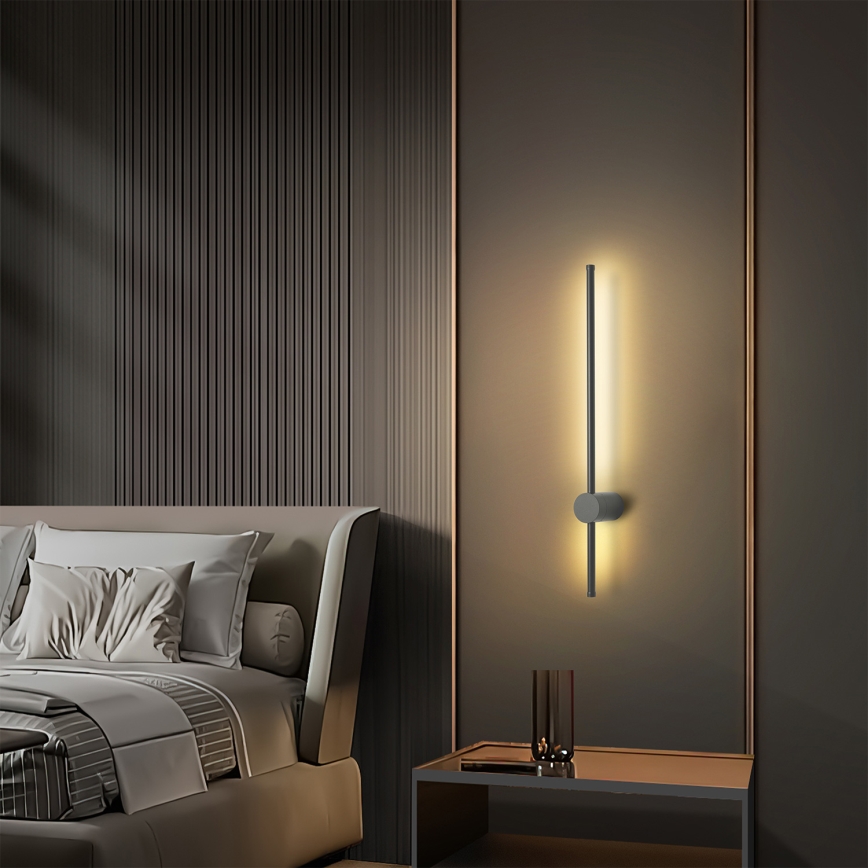 Brilagi - LED Außenwandleuchte AURA LED/12W/230V 3000K IP54 65 cm anthrazit CRI 90