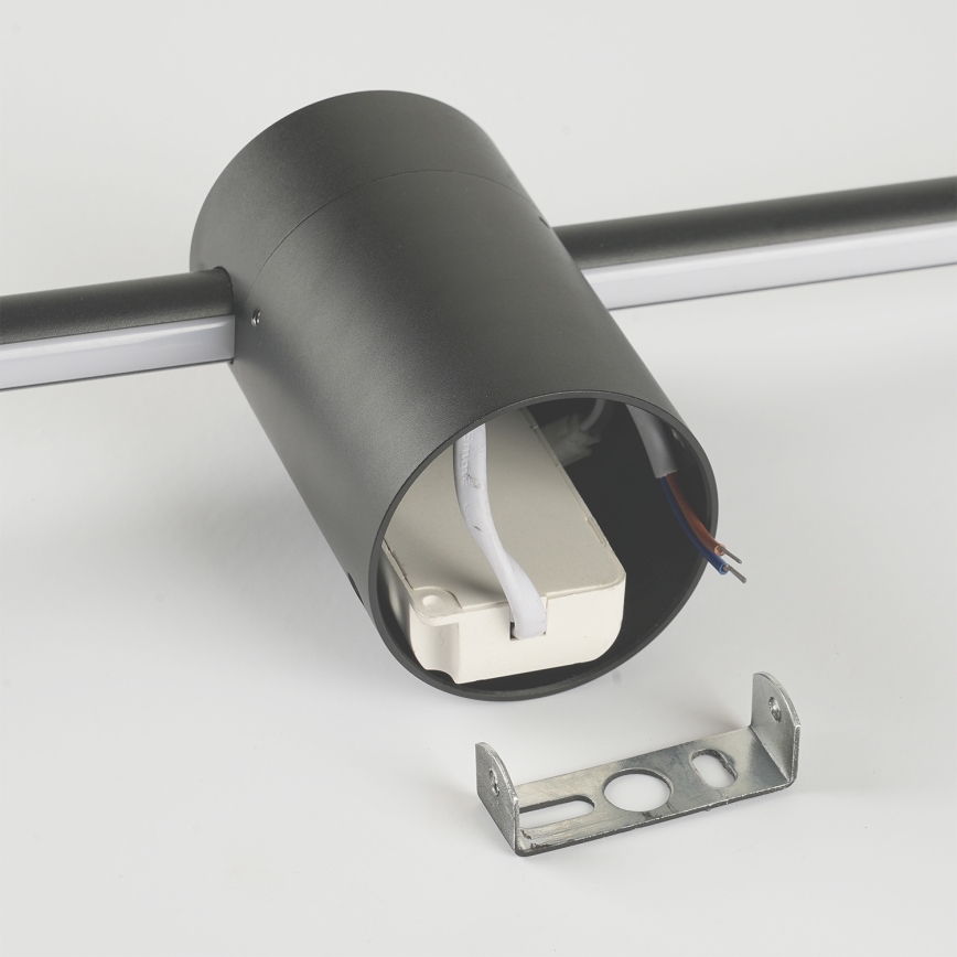 Brilagi - AURA LED Außenwandleuchte, 12 W, 230 V, 4000 K, IP54, 65 cm, Anthrazit, CRI 90