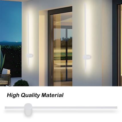 Brilagi - AURA LED-Außenwandleuchte LED/20W/230V 3000K IP54 97 cm Weiß CRI 90