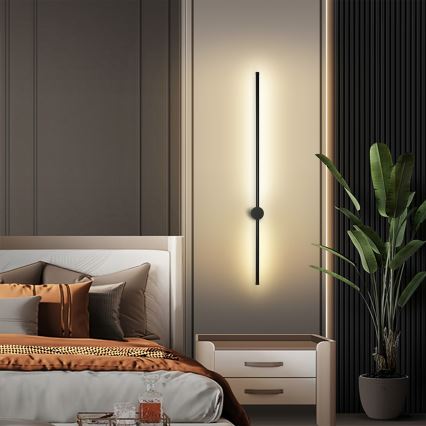 Brilagi - LED-Außenwandleuchte AURA LED/20W/230V 3000K IP54 97 cm Anthrazit CRI 90