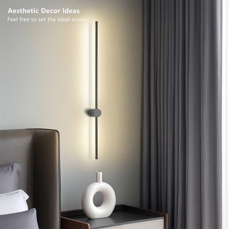 Brilagi - LED-Außenwandleuchte AURA LED/20W/230V 4000K IP54 97 cm anthrazit CRI 90