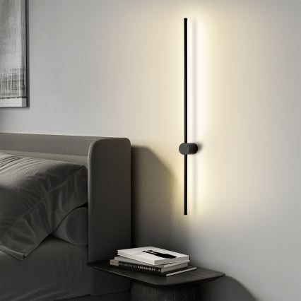 Brilagi - LED Außenwandleuchte AURA LED/20W/230V 4000K IP54 97 cm schwarz CRI 90