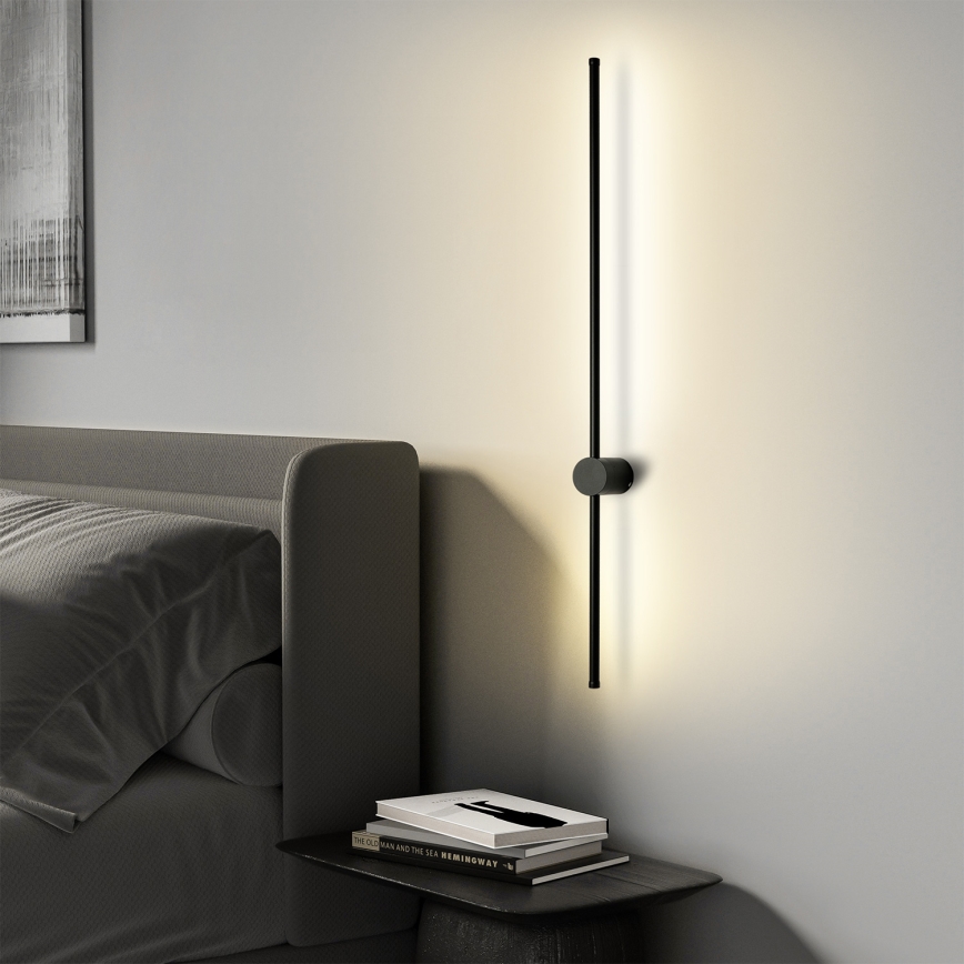 Brilagi - LED Außenwandleuchte AURA LED/20W/230V 4000K IP54 97 cm schwarz CRI 90