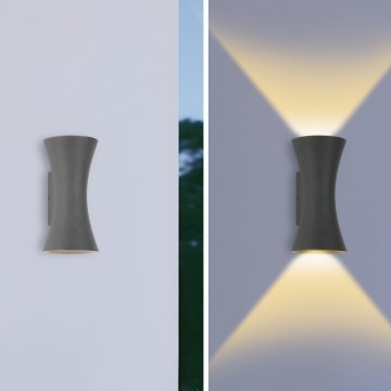 Brilagi - LED Außenwandleuchte BICON LED/10W/230V anthrazit IP44