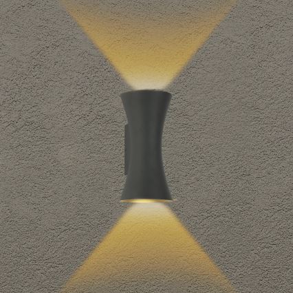 Brilagi - LED Außenwandleuchte BICON LED/10W/230V anthrazit IP44