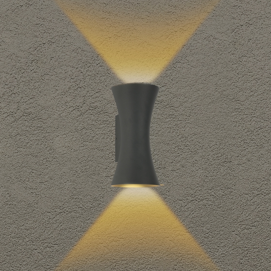 Brilagi - LED Außenwandleuchte BICON LED/10W/230V anthrazit IP44