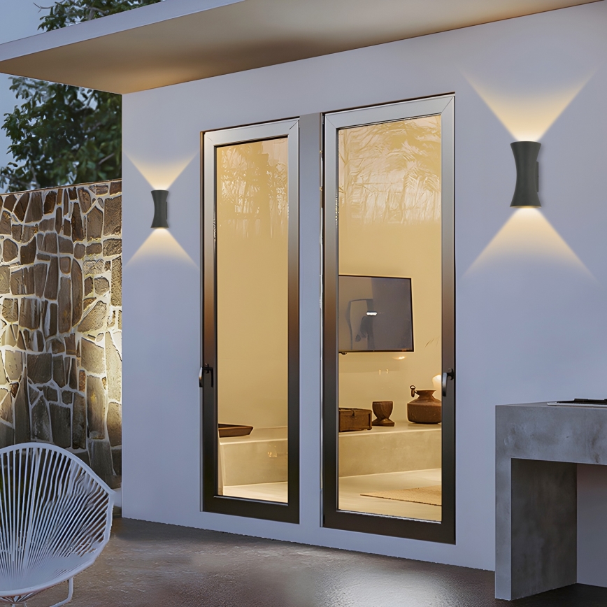 Brilagi - LED Außenwandleuchte BICON LED/10W/230V anthrazit IP44