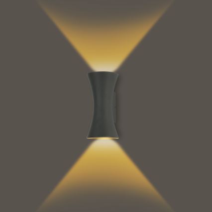 Brilagi - LED Außenwandleuchte BICON LED/10W/230V anthrazit IP44