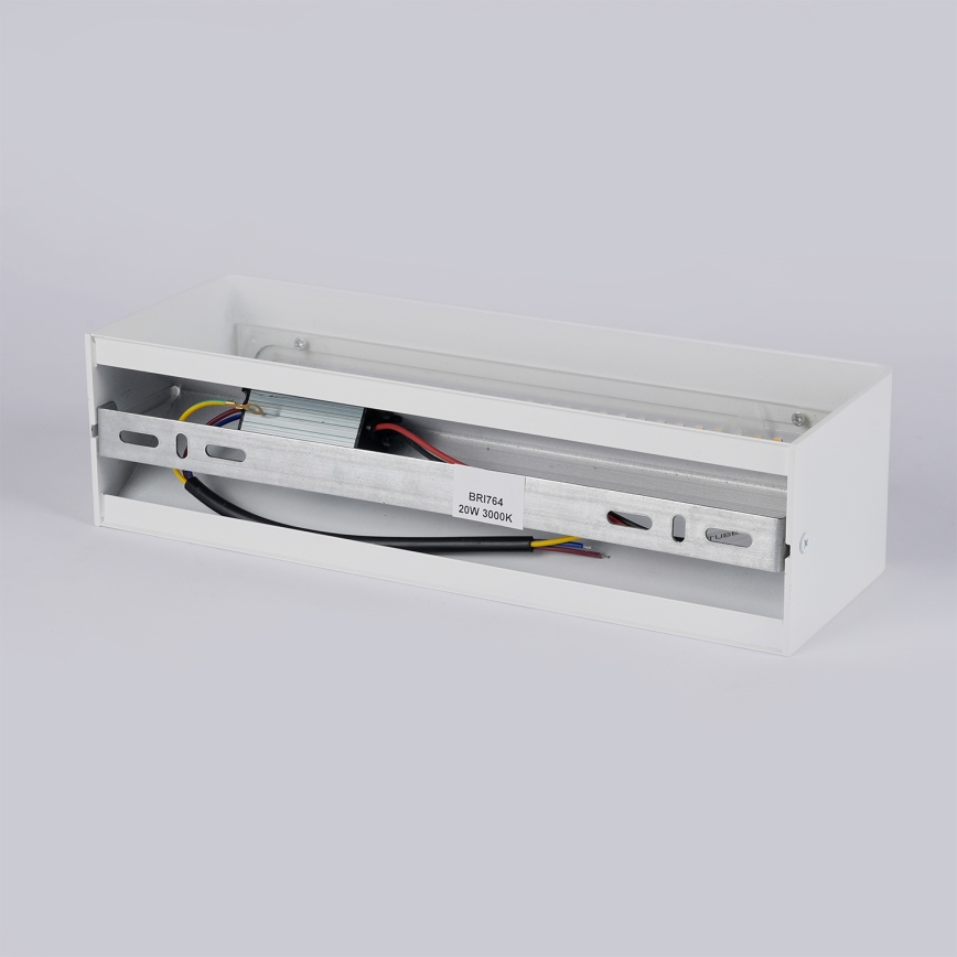 Brilagi - LED Außenwandleuchte DONNANI LED/12W/230V 30 cm weiß IP44