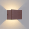 Brilagi - LED Außenwandleuchte DONNANI LED/5W/230V 10 cm braun IP44