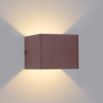 Brilagi - LED Außenwandleuchte DONNANI LED/5W/230V braun IP44