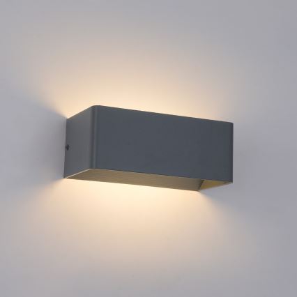 Brilagi - LED Außenwandleuchte DONNANI LED/7W/230V 20 cm Anthrazit IP44