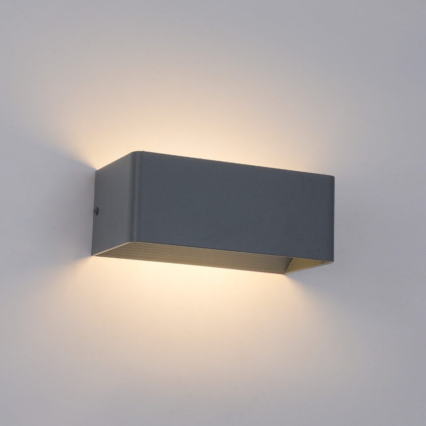 Brilagi - LED Außenwandleuchte DONNANI LED/7W/230V 20 cm Anthrazit IP44
