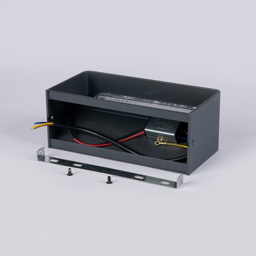 Brilagi - LED Außenwandleuchte DONNANI LED/7W/230V 20 cm Anthrazit IP44
