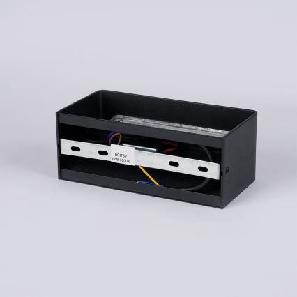 Brilagi - LED-Außenwandleuchte DONNANI LED/7W/230V 20 cm schwarz IP44