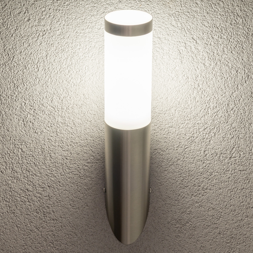 BRILAGI - LED-Außenwandleuchte ELIA 1xE27/7W/230V 4000K IP44 mattchrom